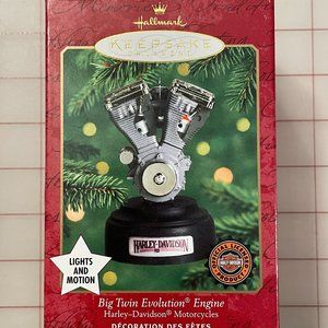 Harley Davidson Twin Engine Hallmark Keepsake Ornament